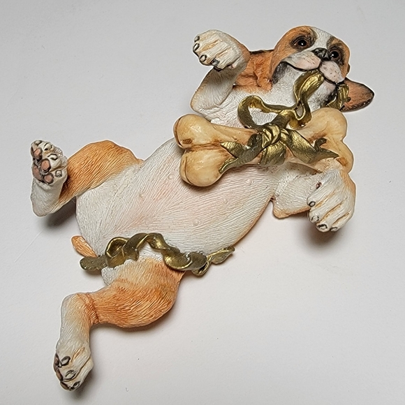 Country Artists "Boxer Laying with Bone" Retired Figurine No. 04314 - Picture 2 of 8